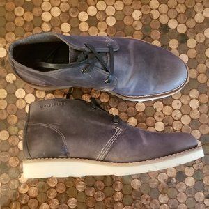 Wolverine Liam Chukka Boots In Grey Leather Boots